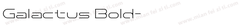 Galactus Bold字体转换